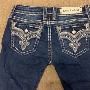 BLING Rock Revival Boot cut Jeans!